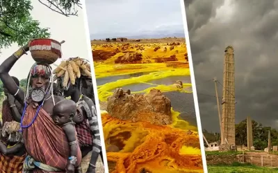 Northern Historic Route, Erta Ale and Southern Ethiopia Omo Valley Tour 15 Days